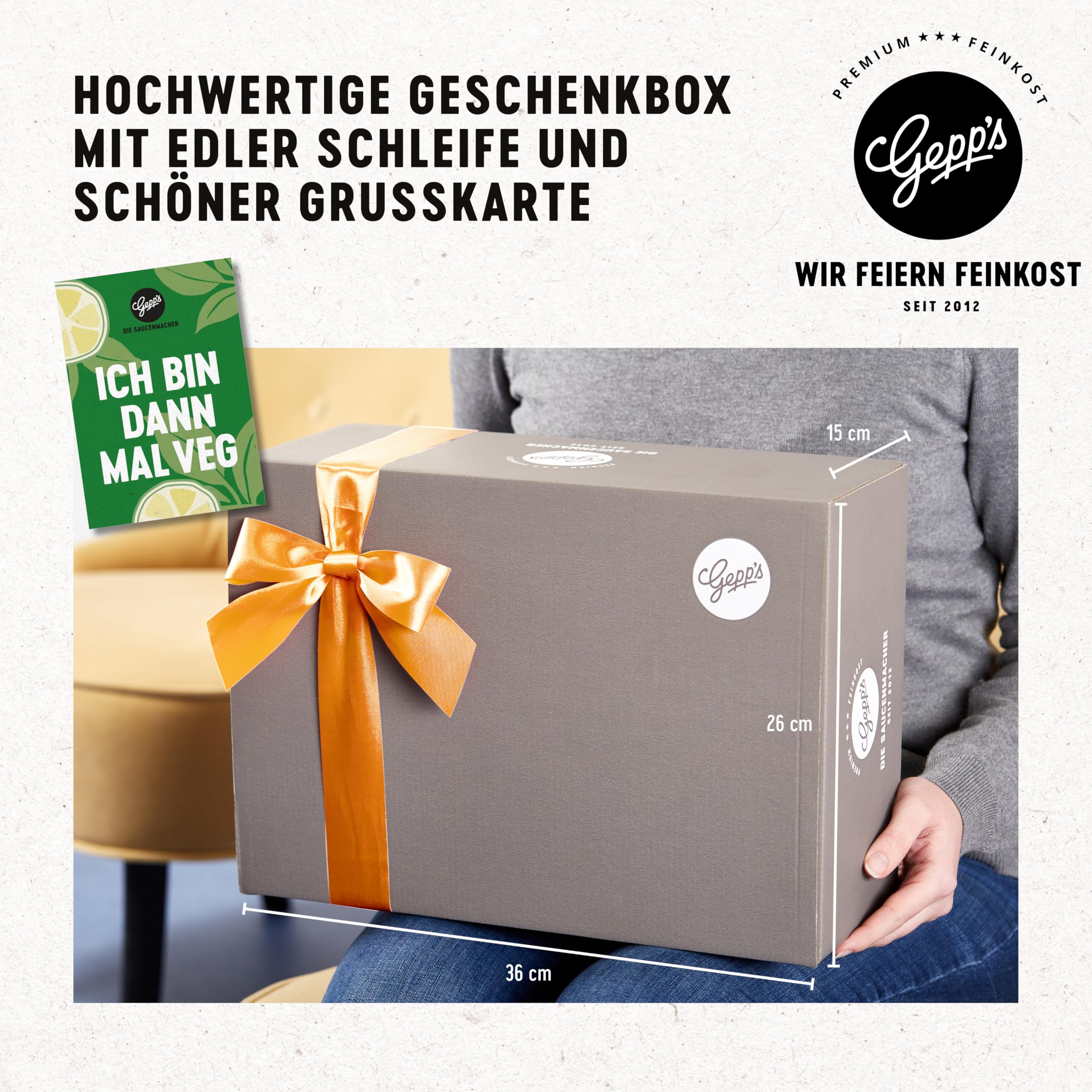 Gepp’s Feinkost Vegan Must-Have Köstliche Variationen an veganen Delikatessen Pasta Bio Pesto Gewürzmischungen Nussöl Aperitif-Essig Fruchtaufstrich