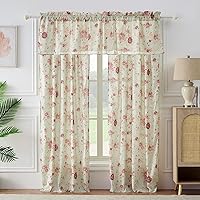 Vista 11 de Greenland Home - Cenefa para ventana (100 % algodón), color azul