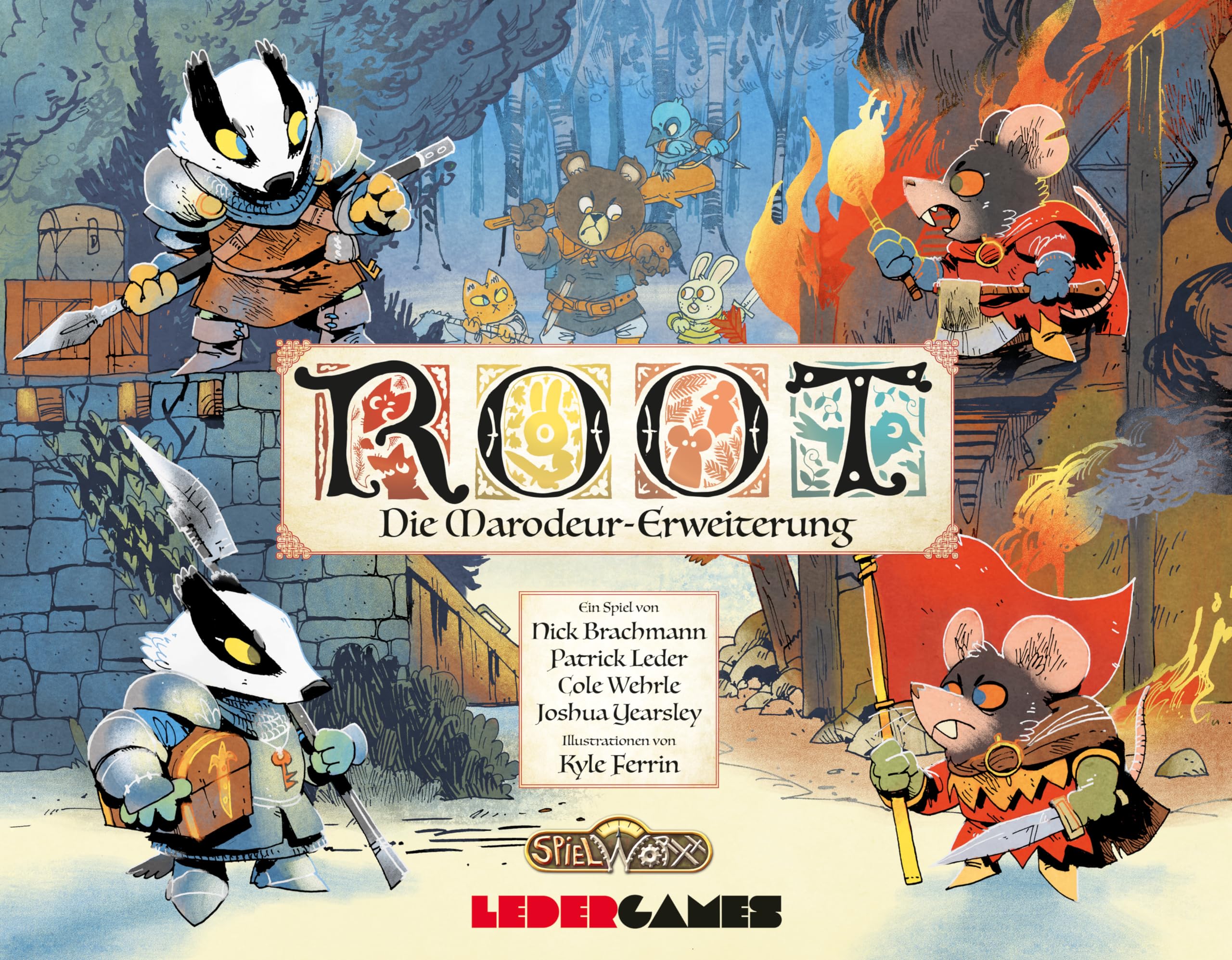 Spielworxx, Root – Die Marodeur-Erweiterung, Erweiterung, Kennerspiel, Strategiespiel, 2-6 Spieler, Ab 10+ Jahren, 90 Minuten, Deutsch
