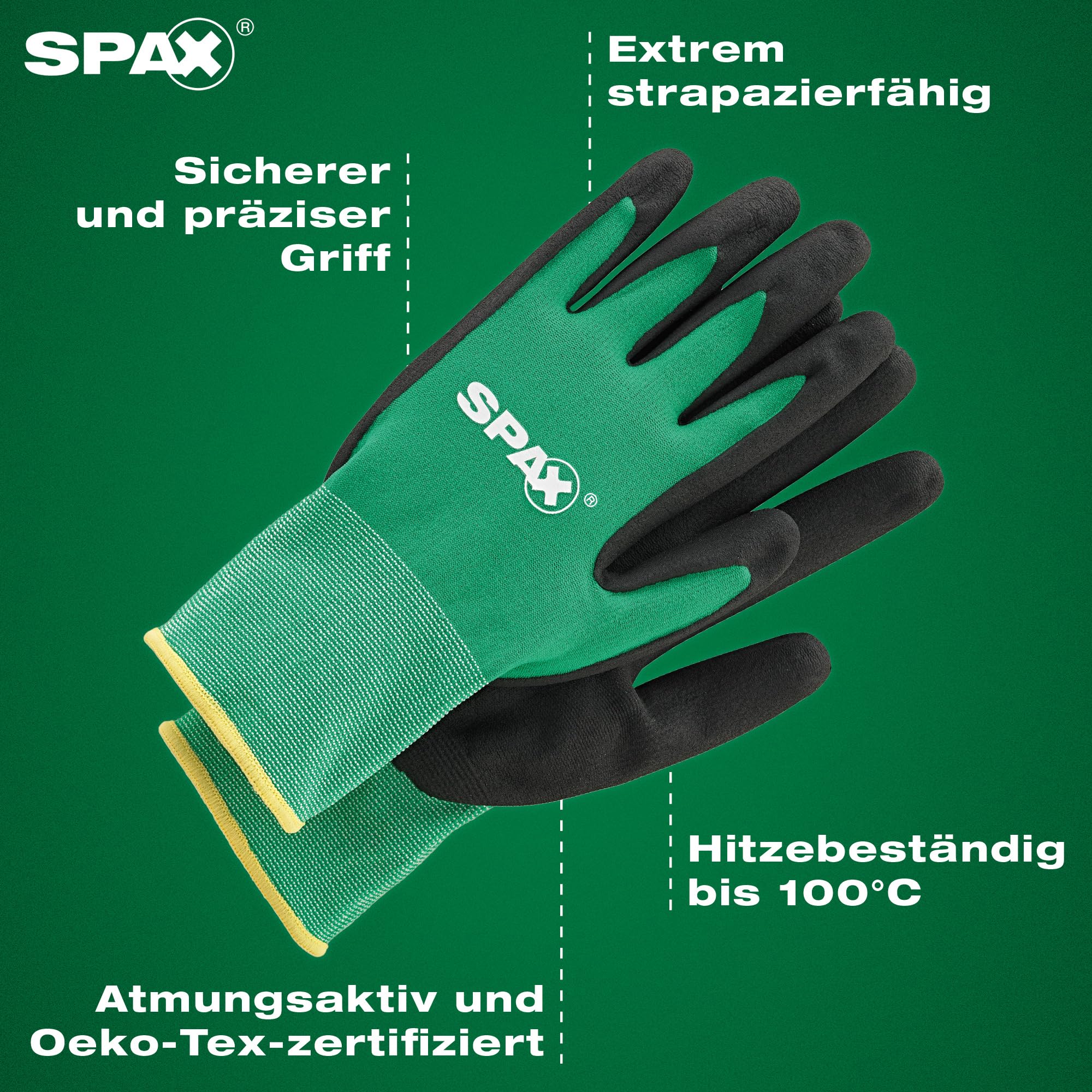 SPAX Montagekoffer Systainer³ T-Loc - Schraubenset mit 2.475 SPAX Schrauben in 12 Abmessungen, inkl. 5 T20 Bits & Arbeitshandschuhe – Profi Schraubenkoffer für Handwerk & Heimwerker – 8000000294624