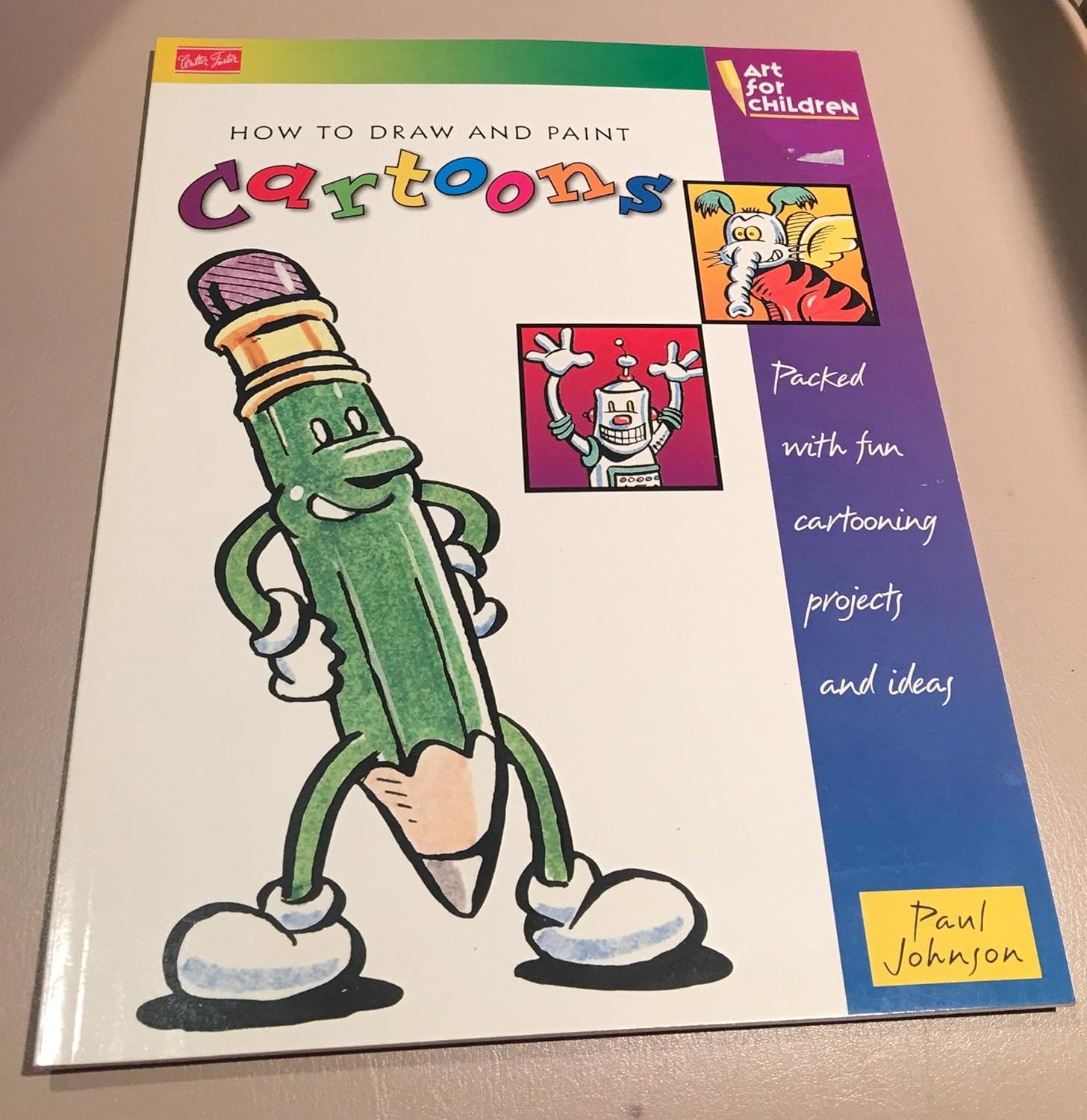 Amazon How to Draw & Paint Cartoons Johnson, Paul Children's Books