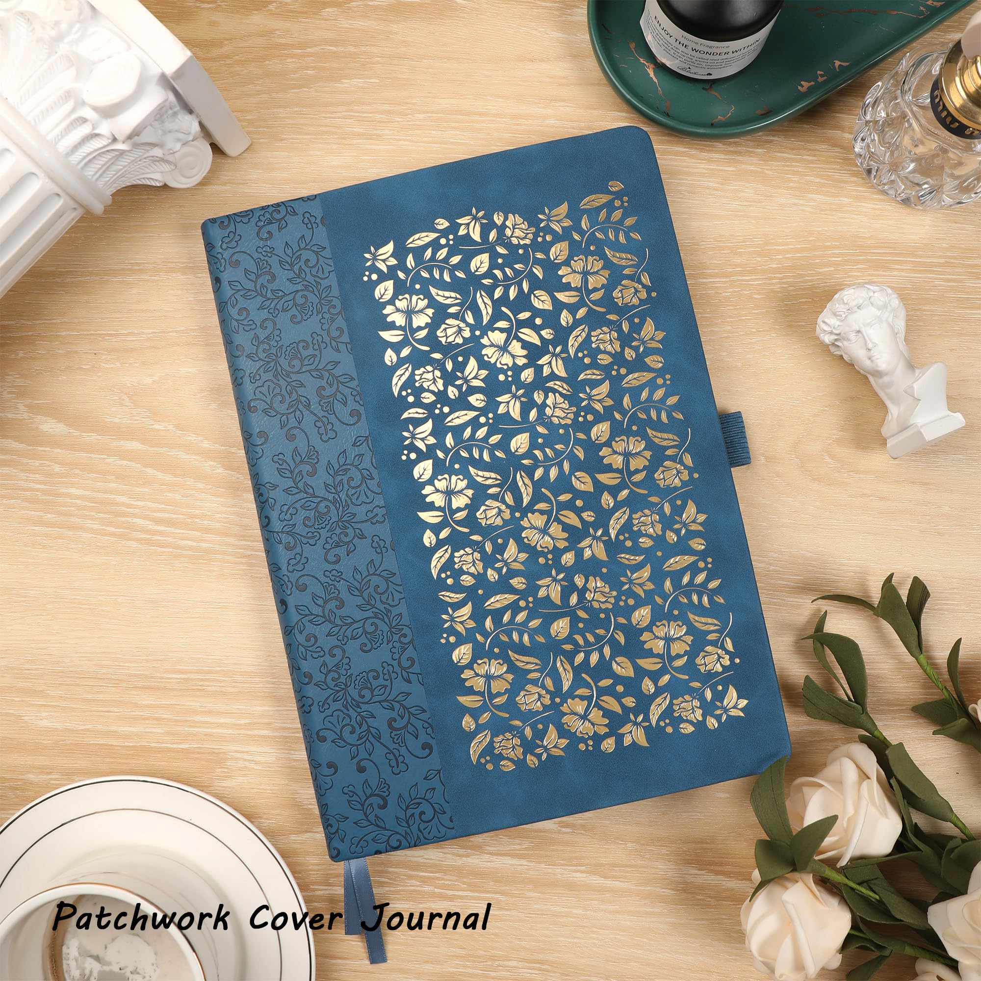 TIEFOSSI B5 Dot Journals for Women Men 160 GSM Thick Paper, 150 Numbered Pages, 5 * 5MM Dot Grid - Image 4