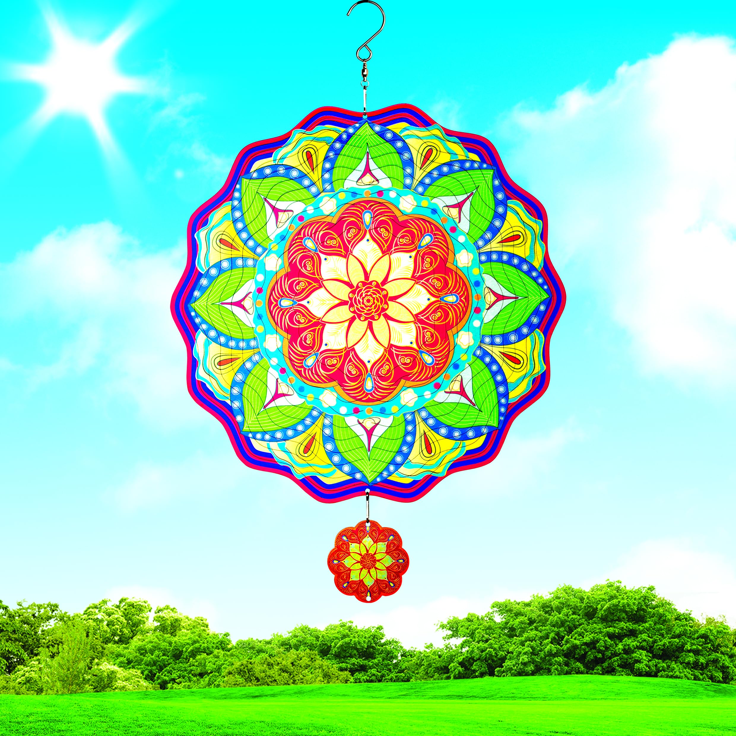 CLYBStainless Steel Plant Mandara Hanging Decor