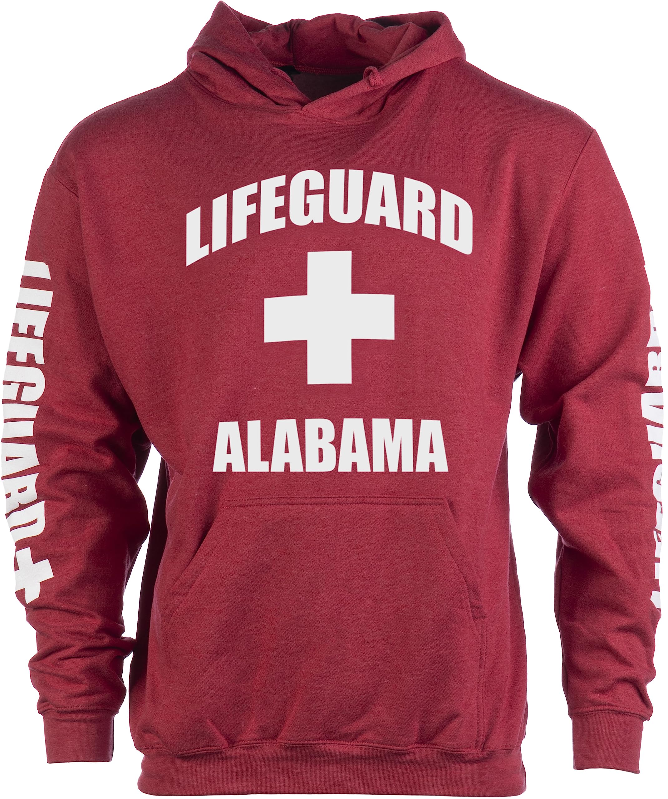 Lifeguard | Red Unisex Uniform Fleece Hoody Sweatshirt Hoodie Sweater Men Women