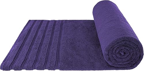Miniatura 425 de American Soft Linen - Juego de 4 toallas de baño, 100% de algodón turco de 27 x 54 pulgadas, toallas de baño extragrandes, toallas para ducha