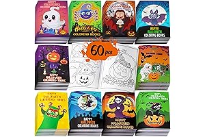 90shine 60PCS Halloween Coloring Books Party Favors - Hallowmas Trick or Treat...