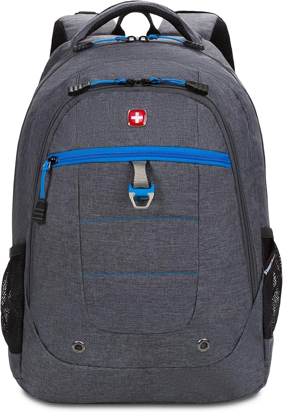 SwissGear 5918 Laptop Backpack, Grey, 17.75-Inch