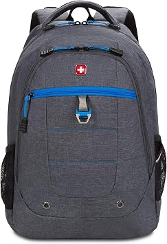 SwissGear 5918 Laptop Backpack, Grey, 17.75-Inch