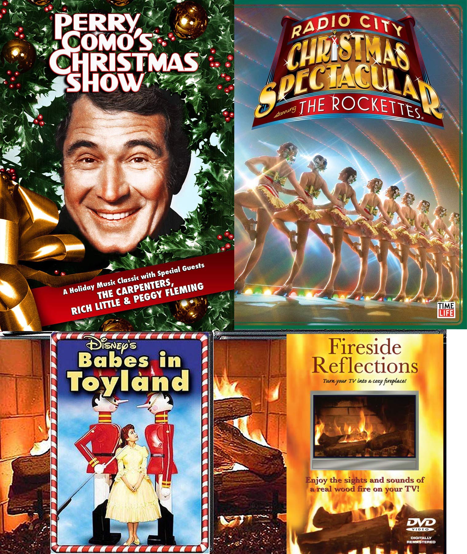 Show Rockettes at Radio City Spectacular Broadway Christmas Perry Comos TV Special Disney Babes in TOyland Fireside Reflections