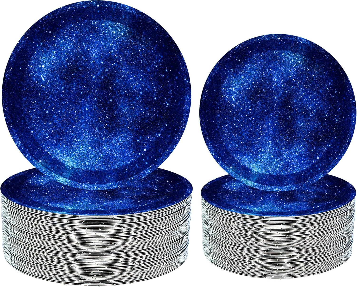 50Pcs Starry Galaxy Party Supplies Galaxy Paper Plates Set