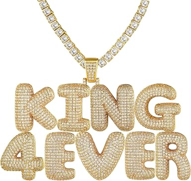 GoldChic Jewelry Gold Personalized Iced 