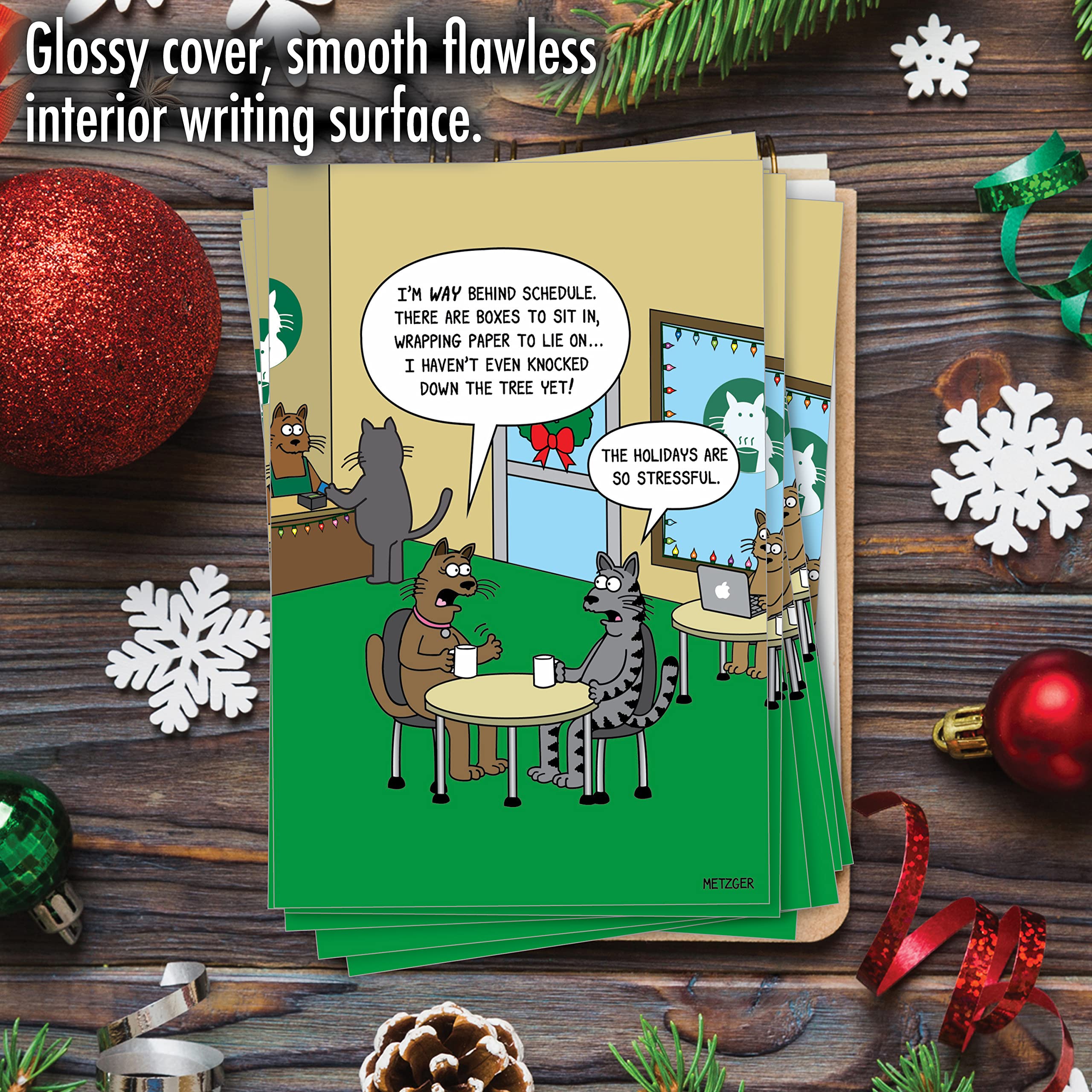 Funny Christmas Greeting Card With Envelope - Adult Humor Holiday Card NobleWorks