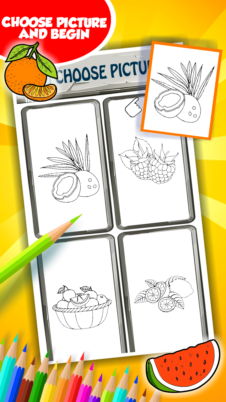 Fruit Coloring Book:Amazon.com:Appstore for Android