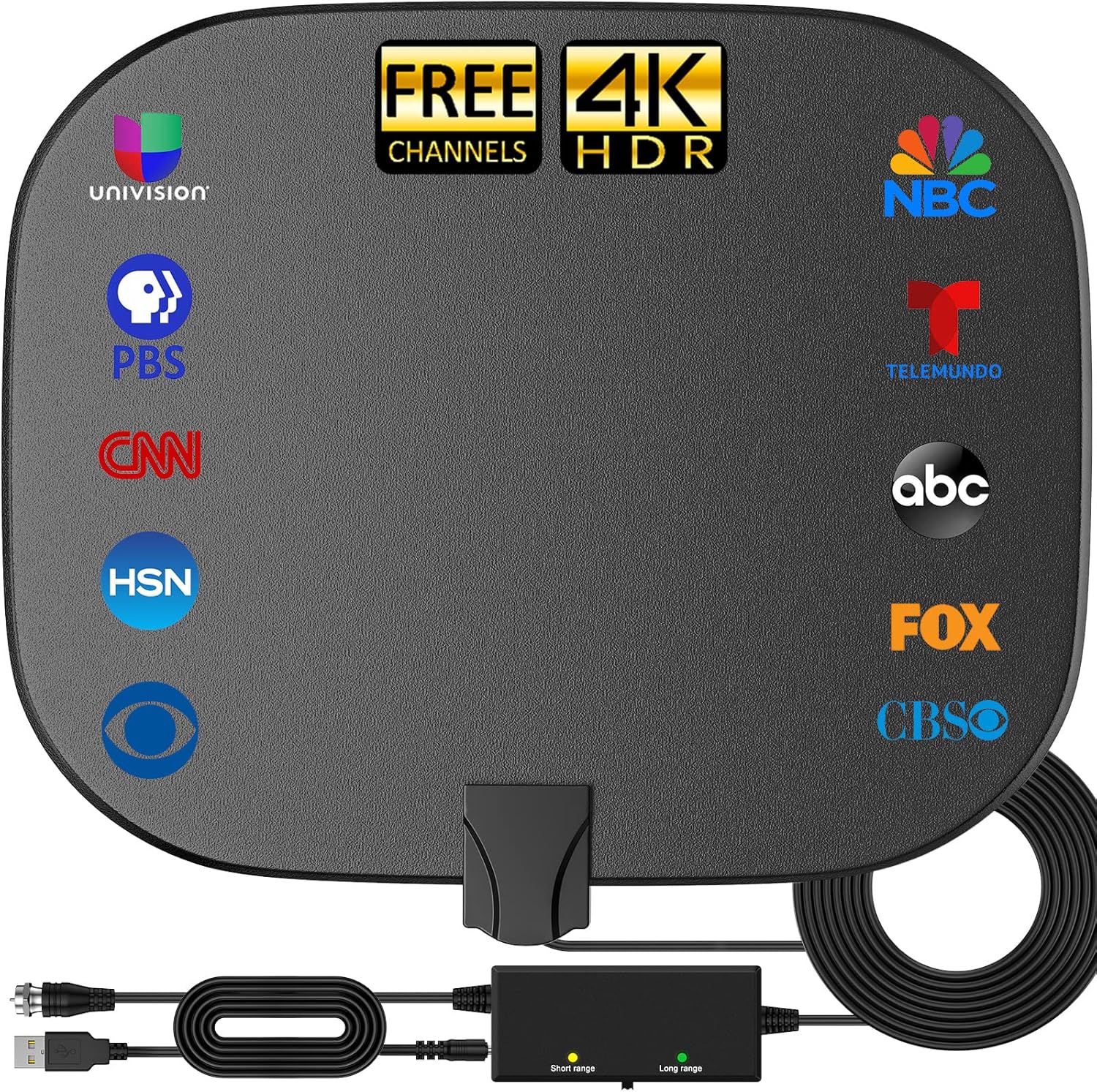 TV Antenna for Smart TVAmplified HD Indoor Digital TV Antenna Long 450