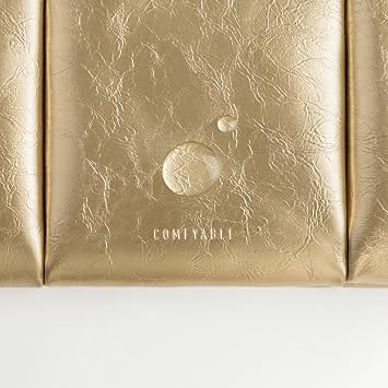 Comfyable Puffy Laptop Kılıfı 13 inç 14 inç, Puffer Laptop Taşıma Çantası, MacBook Air M4 2025 M3 M2 M1 ile Uyumlu Yastık Kılıfı, MacBook Pro M4 Pro/Max, Altın