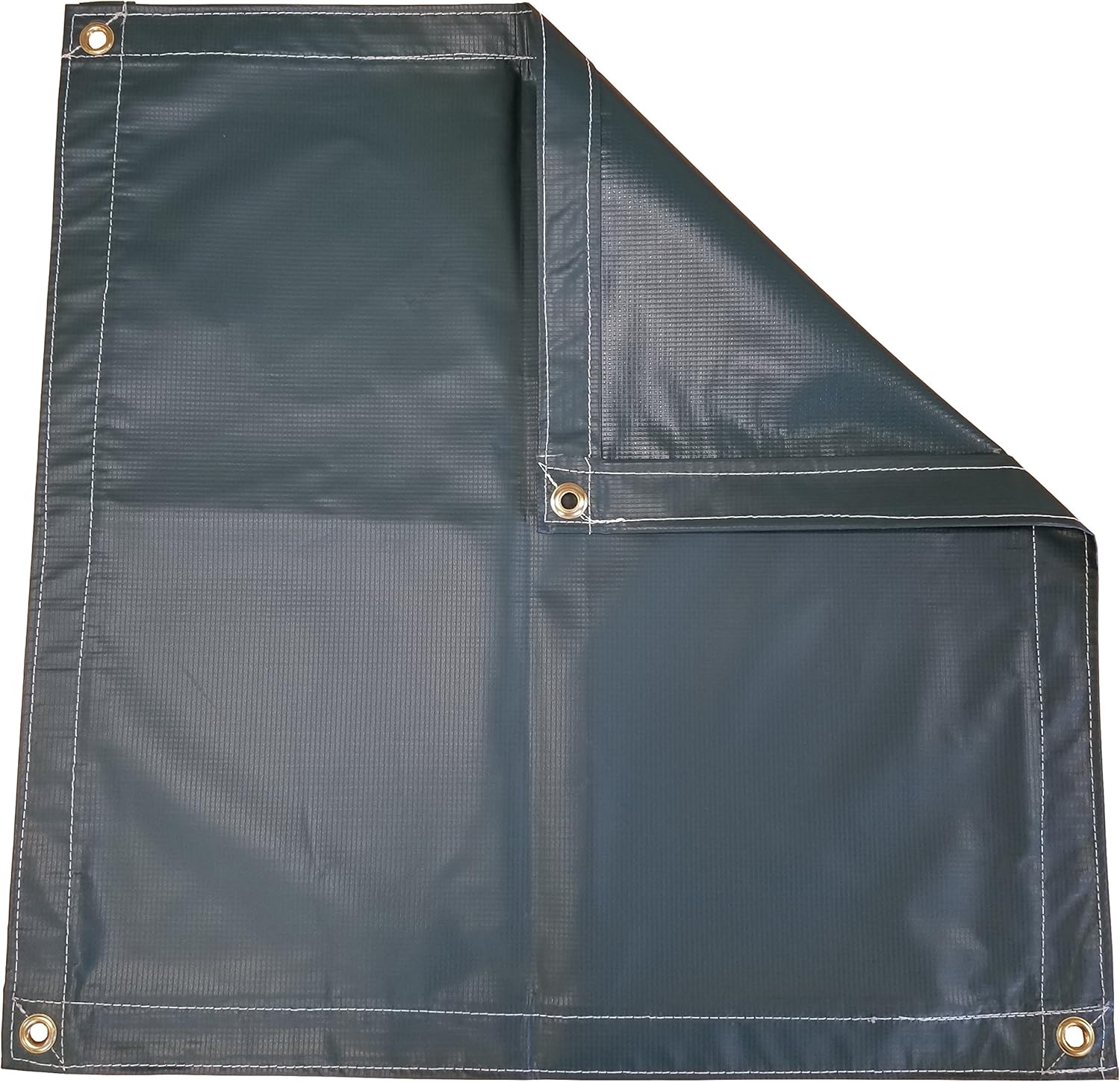 12 Ft. x 15 Ft. Green Flame Retardant Vinyl Tarps - 13 OZ.