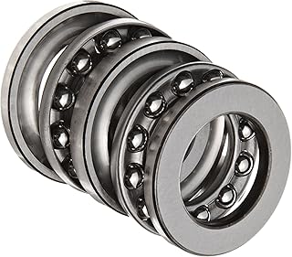 FAG 52205 Double Direction Thrust Bearing, Double Row, Open, 90Â° Contact Angle, Steel Cage, Metric, 20mm ID, 47mm OD, 28mm Width, 5000rpm Maximum Rotational Speed, 6200lbf Dynamic Load Capacity