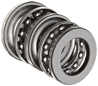 FAG 52204 Double Direction Thrust Bearing, Double Row, Open, 90 Contact Angle, Steel Cage, Metric, 15mm ID, 40mm OD, 26mm Width, 5600rpm Maximum Rotational Speed, 8500lbf Static Load Capacity, 5000lbf Dynamic Load Capacity