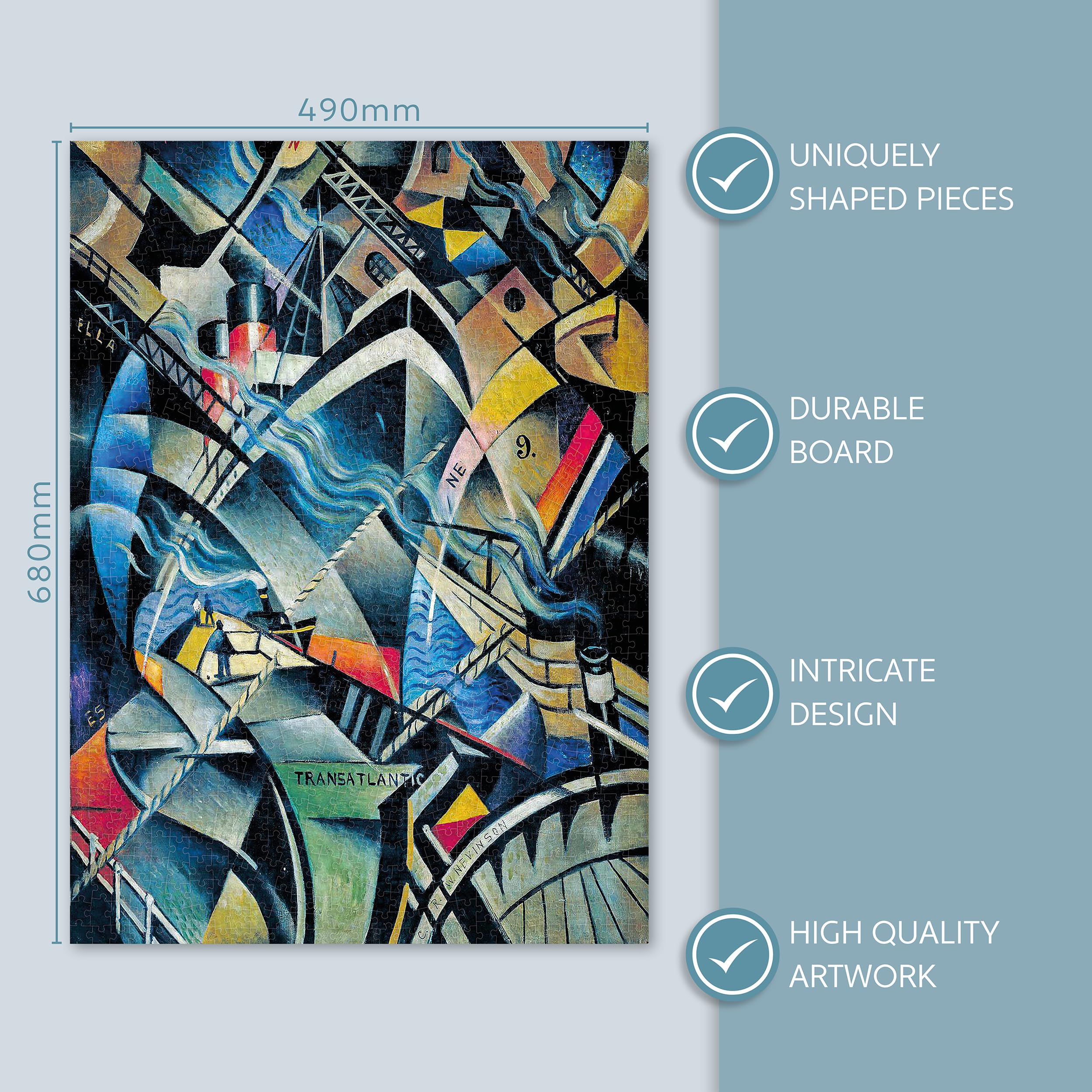 Amazon.com: TGSC | Art Deco - The Arrival 1000 Piece Jigsaw