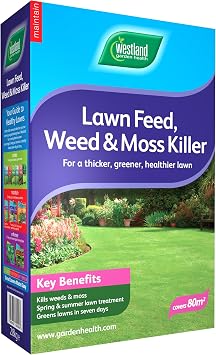 Westland 80M2 Lawn Feed Weed and Moss Killer