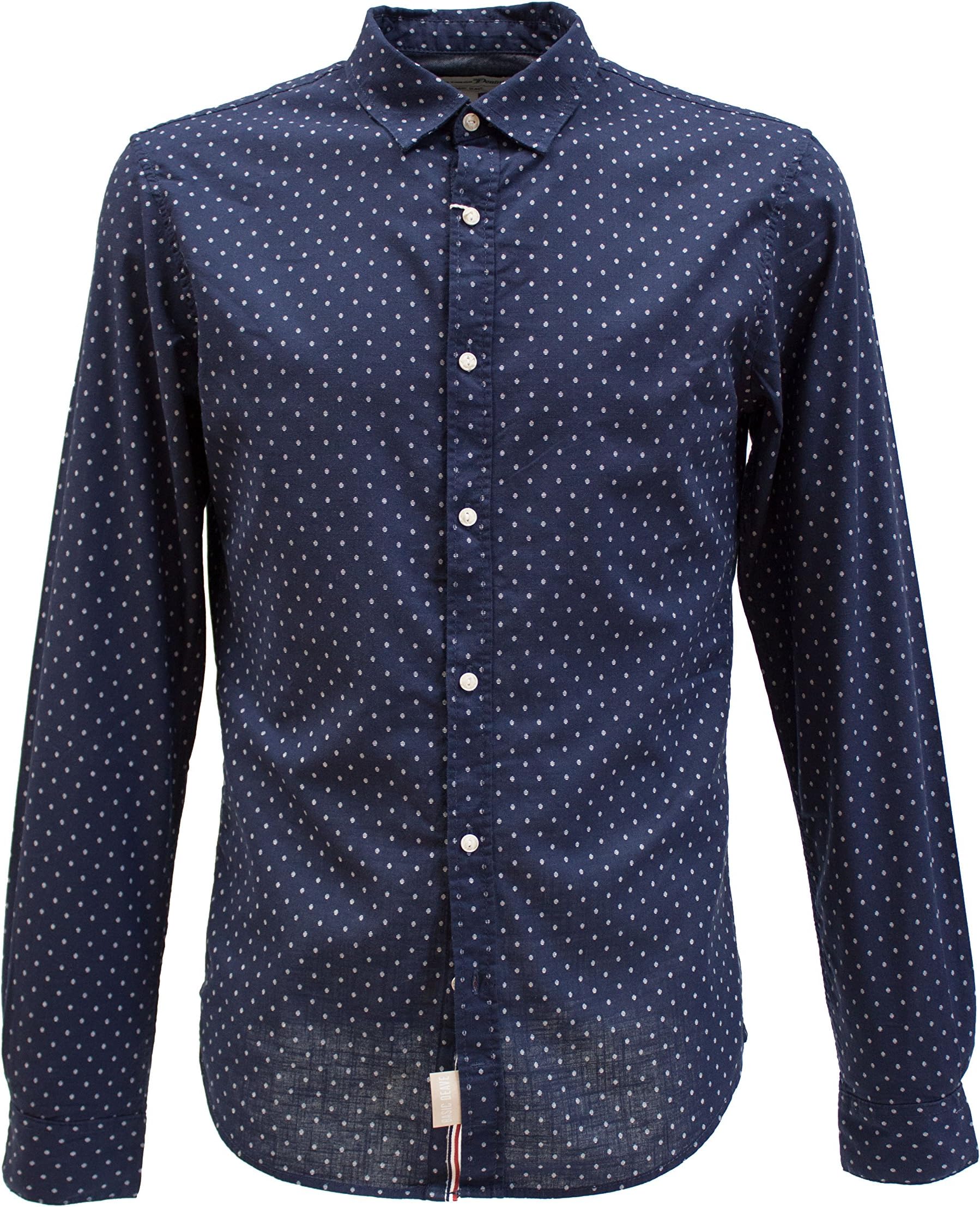 Tom Tailor Denim Men's Patterned Slub Shirt Casual