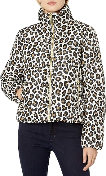 michael kors leopard vest