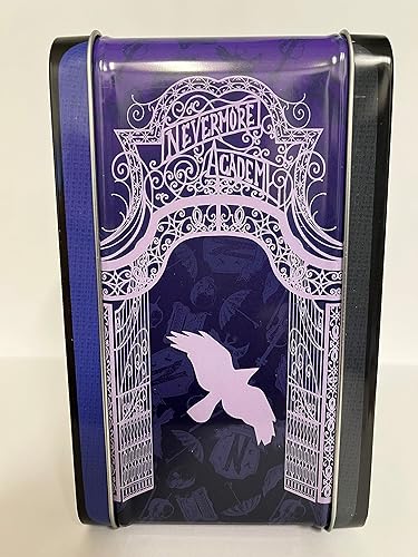 Miniatura 5 de Surreal Entertainment Wednesday Nevermore Tin Titans presenta una lonchera exclusiva con contenedor para bebidas