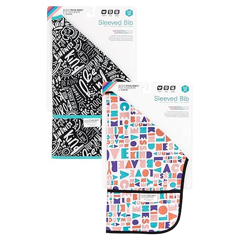 Miniatura 6 de Bumkins - Babero con mangas para bebé babero para niños pequeños tela impermeable se adapta a edades de 6 a 24 meses