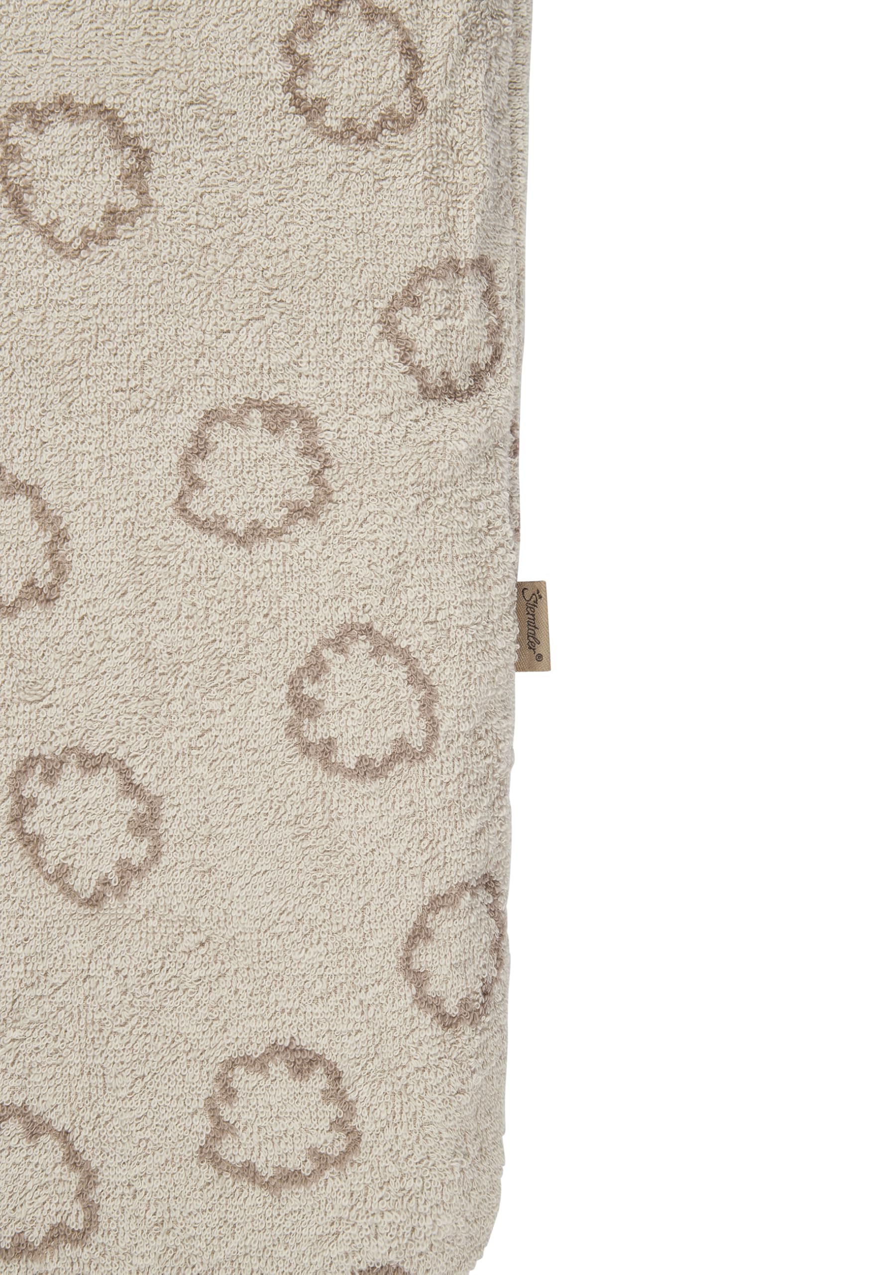 Sterntaler Wickelauflagenbezug Bauernhof - Bezug für Wickelauflage aus saugfähigem Jacquard mit abtrennbarem wasserundurchlässigem Frottee Teil - Ideal für jeden Wickeltisch, sandfarben