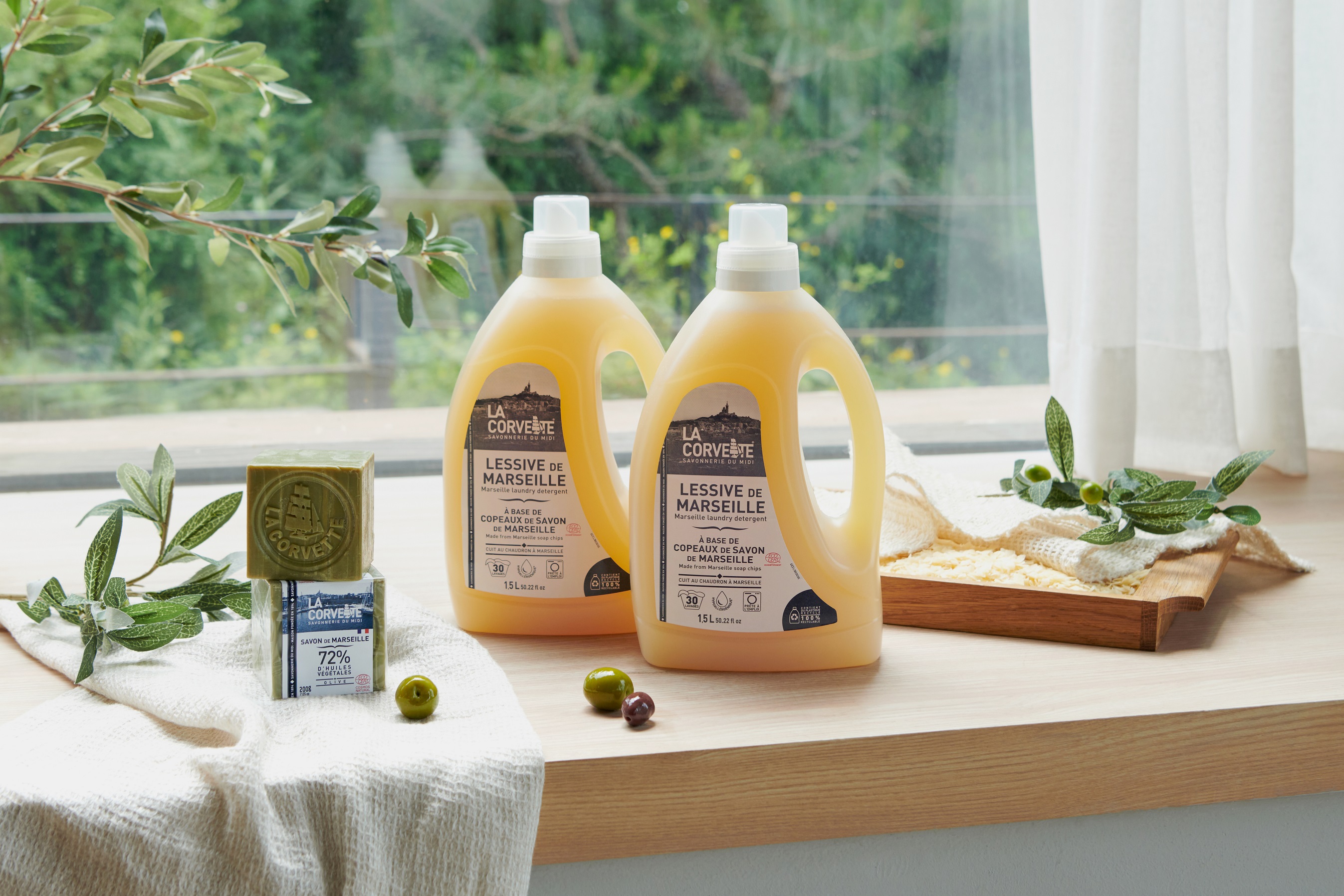 Amazon.com: La Corvette, Marseille laundry soap, 1.5 L - made from