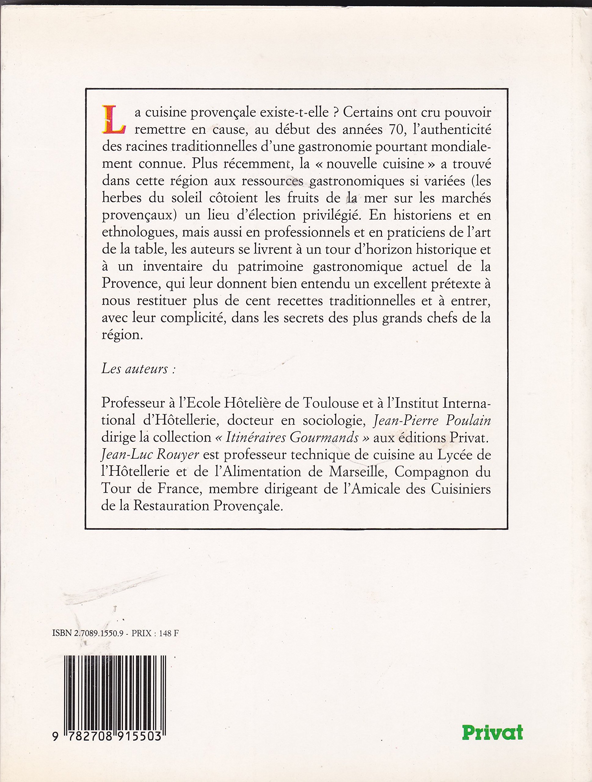 Histoire et recettes de la Provence et du comté de Nice