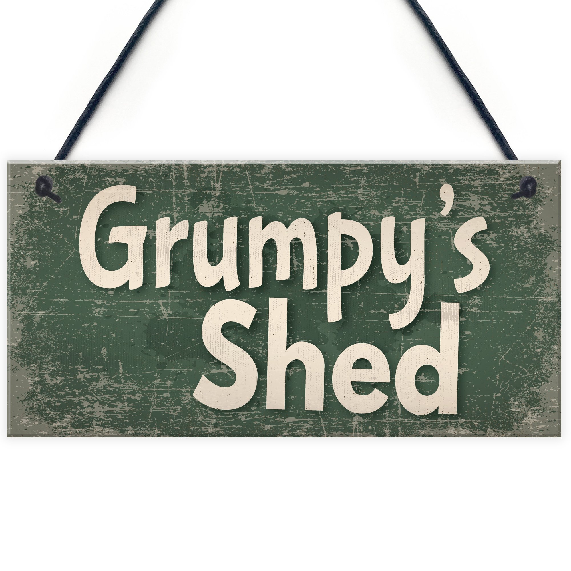 Red Ocean Shed Signs Grumpy's Shed House Door Plaque Garden SummerHouse Sign Gifts For Dad