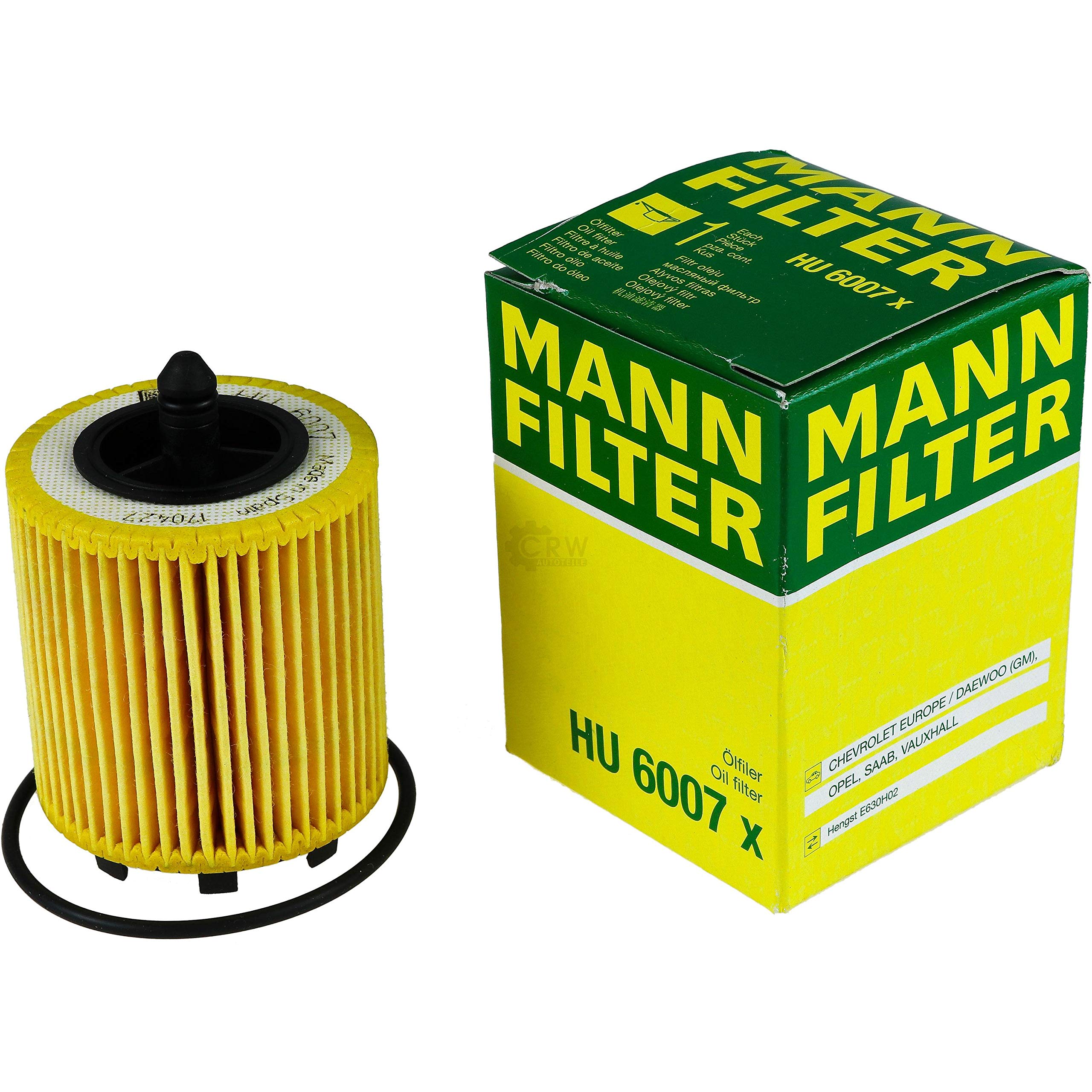 Paquete de inspección Kit de mantenimiento de filtros con filtro de aceite HU 6007 x, filtro de aire C 30 170, filtro de combustible WK 512, filtro de habitáculo FP 3337, tornillo de cierre