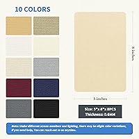 Vista 63 de KING MOUNTAIN Parche de reparación de lona de 9 x 11 pulgadas, 2 piezas, parche de tela impermeable autoadhesivo para sofás, tiendas de campaña