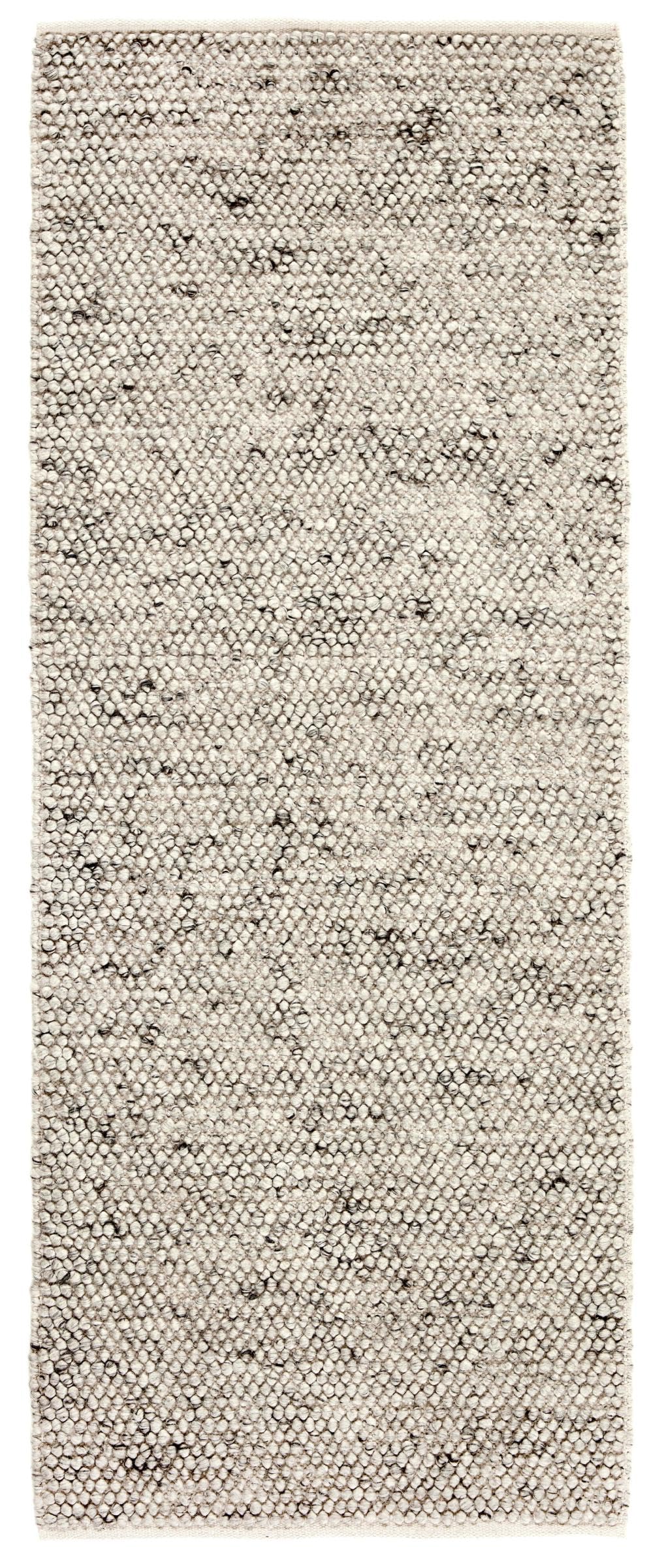 Tapis de course moderne Texura Pearls 81x199 pour réchauffer un couloir vide