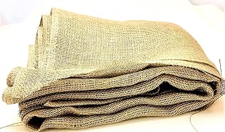AAYU 40 inch x 6.5 feet - Burlap Liner for Planter,Wire Basket-Liner Outdoor Root Ball burlapping Fabric Light Weight and Loose Weave Jute-Burlap Disposable Garden Seeding Raised Bed Covering Cloth
