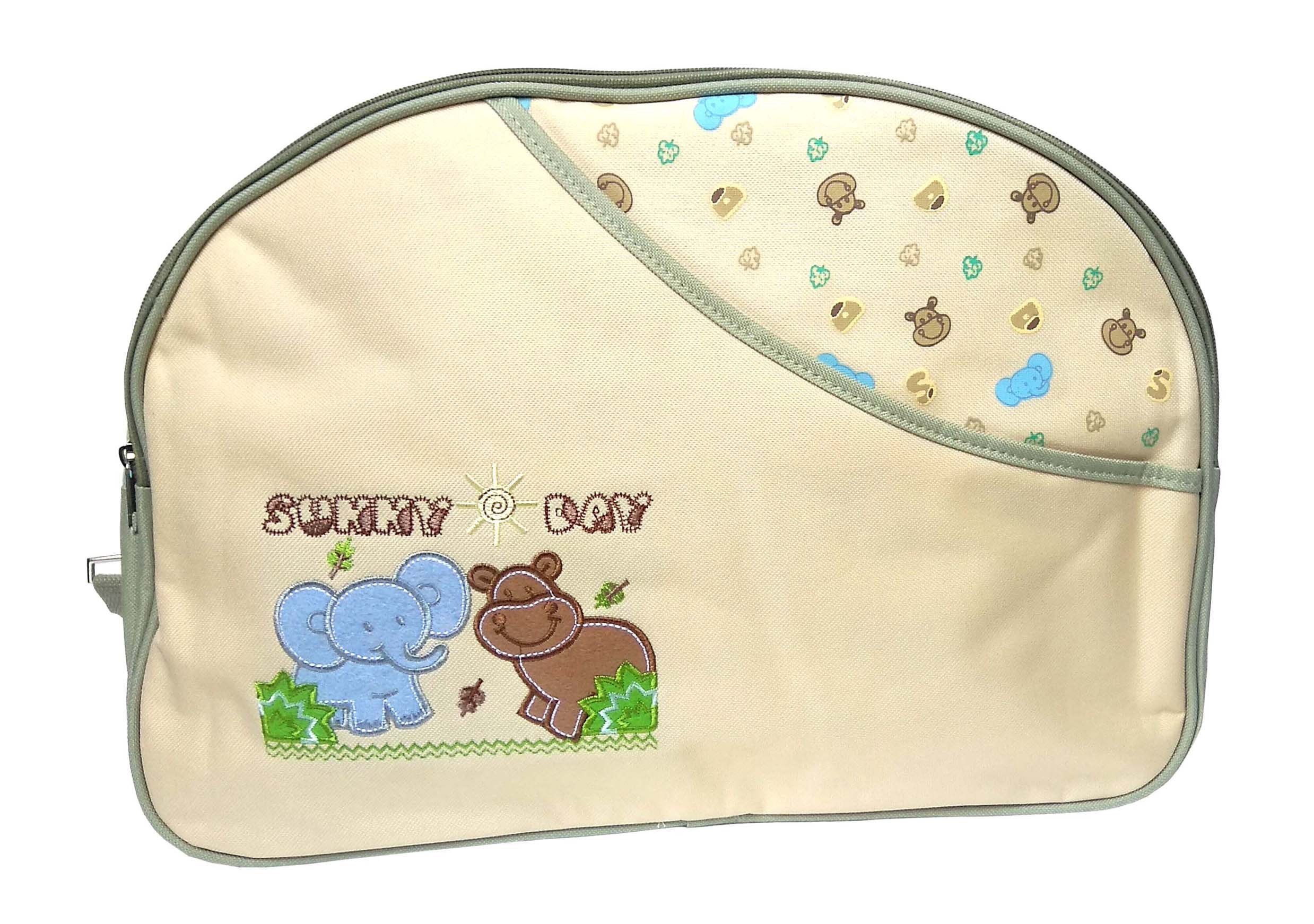 N&M Multi Purpose Baby Diaper Shoulder Bag - Brown-image-43