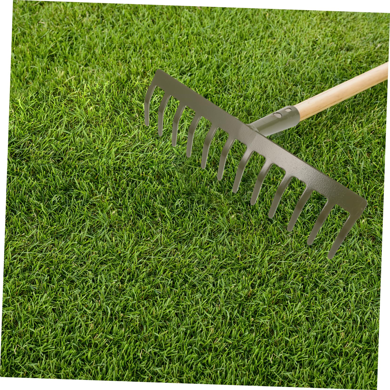 POPETPOP 4piezas Rastrillo De Jardín Metálico De Dientes Sin Mango Herramienta De Jardinería para Retirar y Mantener El Exterior