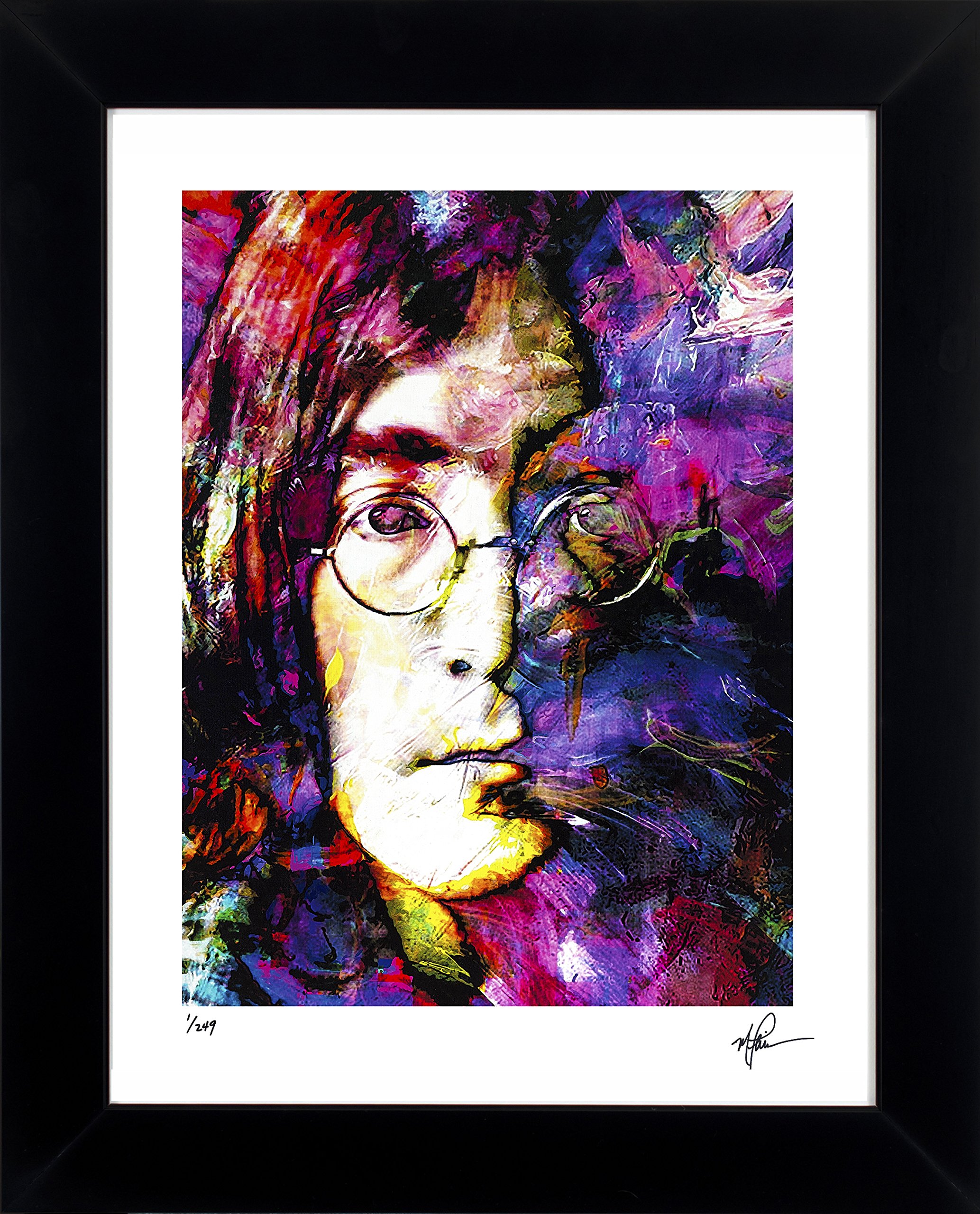 John Lennon Print 21 x 25 jls2