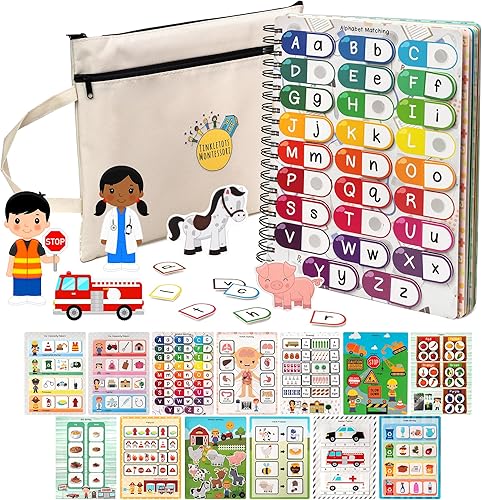 Miniatura 1 de Tinkletots Montessori Libro de actividades de aprendizaje preescolar para niños pequeños de 3 años en adelante, libro de actividades de aprendizaje