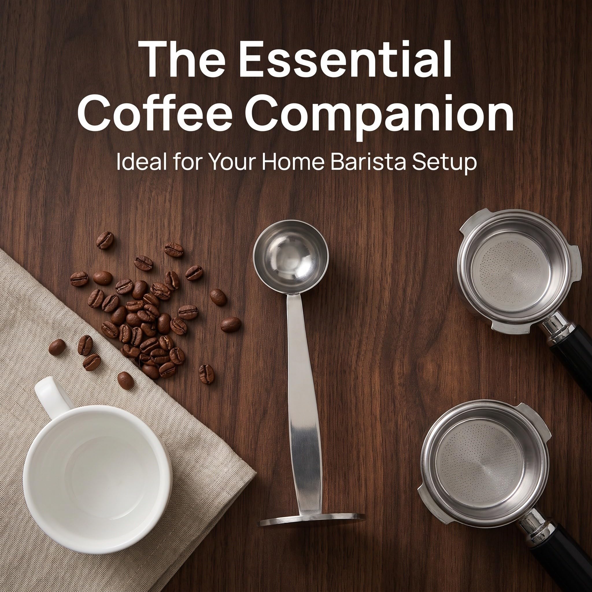Zerodeko 3 misurini 2 in 1 per caffè macinato e pressino per espresso