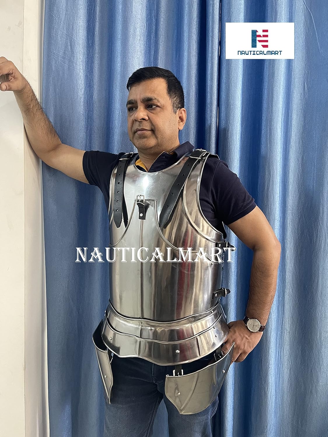 NauticalMart Gothic Half Suit of Armour-Medieval Breastplate Knight Armor