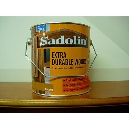 Sadolin Extra Durable Woodstain Natural 2 5l By Sadolin Amazon Co Uk Diy Tools