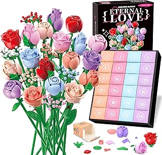 Flower Bouquet Advent Calendar 2025 for Adults Teens Kids, 24 Days Flowe...