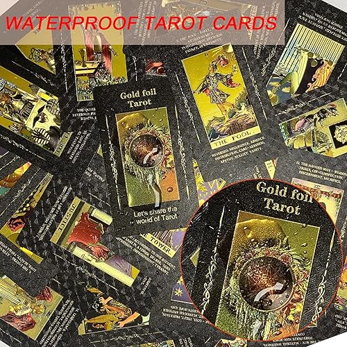 Miniatura 6 de IXIGER Baraja de cartas de tarot, cartas de tarot para principiantes, cartas de tarot con libro guía, cartas de tarot con significados en ellas,