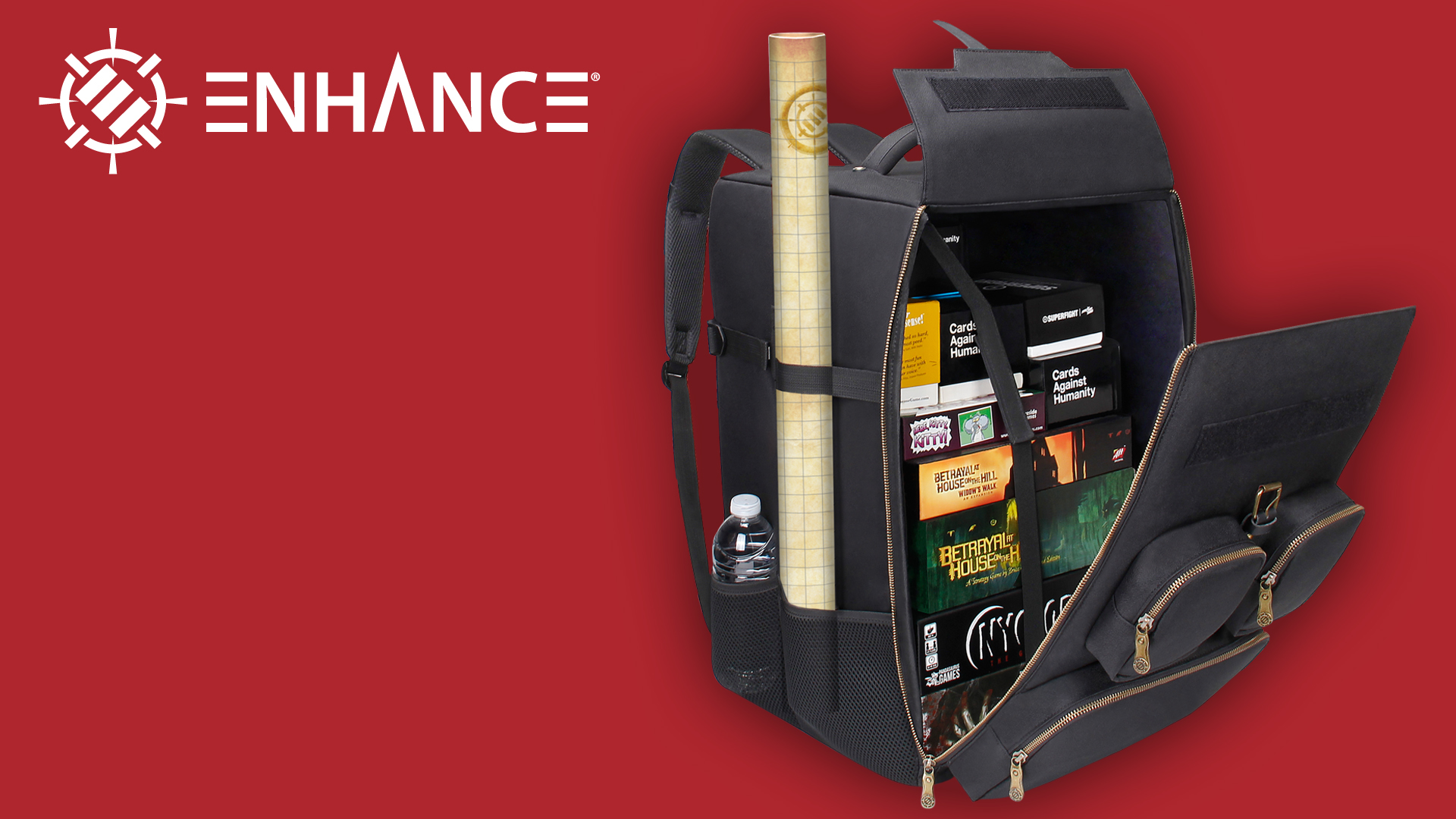 Amazon.com: ENHANCE Board Game Backpack - Reinforced Rigid Board