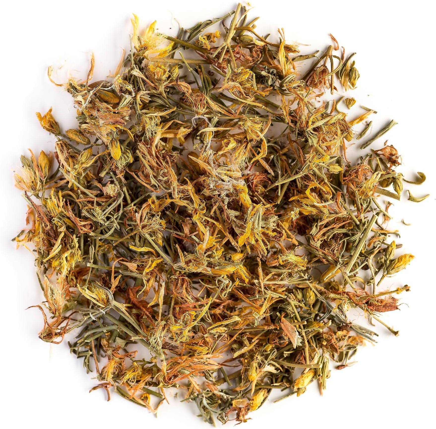 St Johns Wort Tea Organic Dried Herb - Traditional Herbal Infusion | Golden flowering herb cut and dried for herbalists to steep as a traditional infusion cherished in European herbal traditions