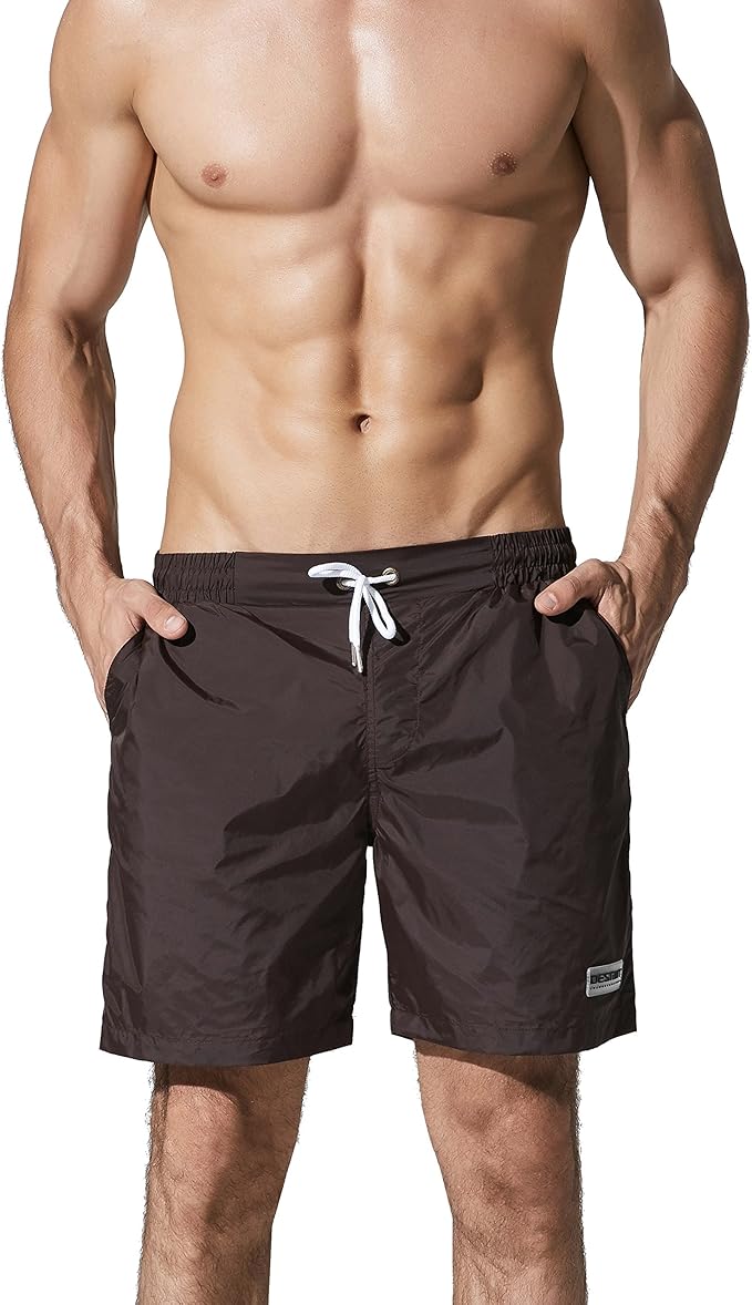 Amazon リッキー ベンズ Ricky Bens サーフパンツ メンズ ソリッドカラー 海水パンツ ハーフパンツ 水陸両用 男性水着 スイムショーツル 水着 通販