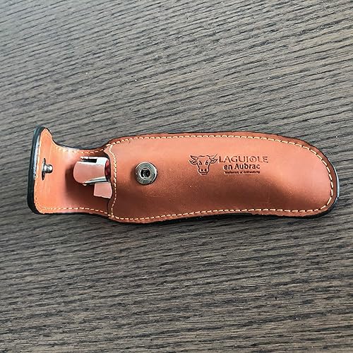 Miniatura 2 de Laguiole en Aubrac - Funda de piel auténtica color marrón