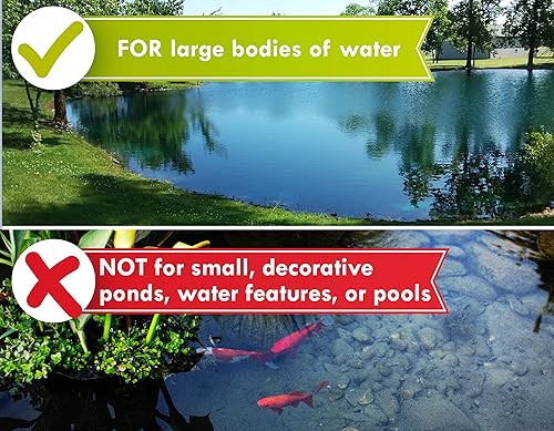 Miniatura 6 de Black Lake and Pond Dye - Colorante líquido concentrado 4 veces para estanque - Sombra y protege tu estanque, trata hasta 1 acre - 1 cuarto de galón